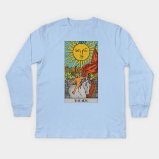 The Sun Tarot Card Kids Long Sleeve T-Shirt